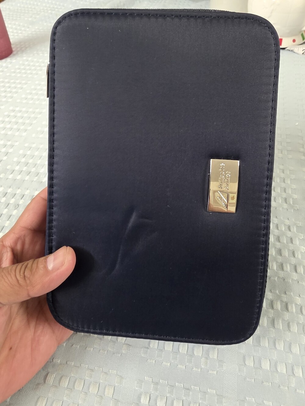 Philippine Airlines Grey Travel Amenity Kit